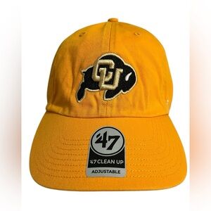 47 Colorado Buffaloes Yellow Cap hat embroidered Logo adjustable one‎ size